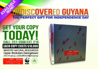 COPIES OF UNDISCOVERED GUYANA BOOK AVAILABLE! - Ministry of Natural