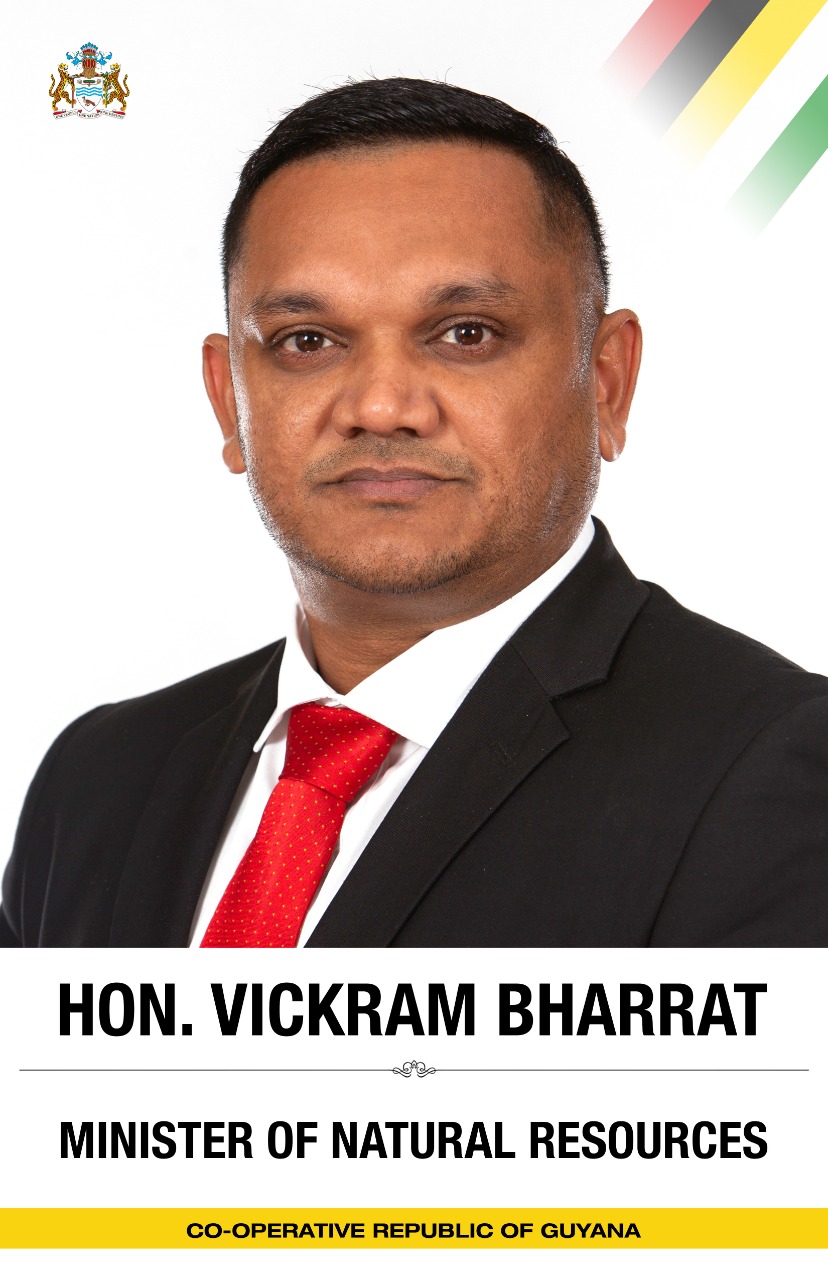 Statement by the Minister of Natural Resources Hon. Vickram Bharrat, M